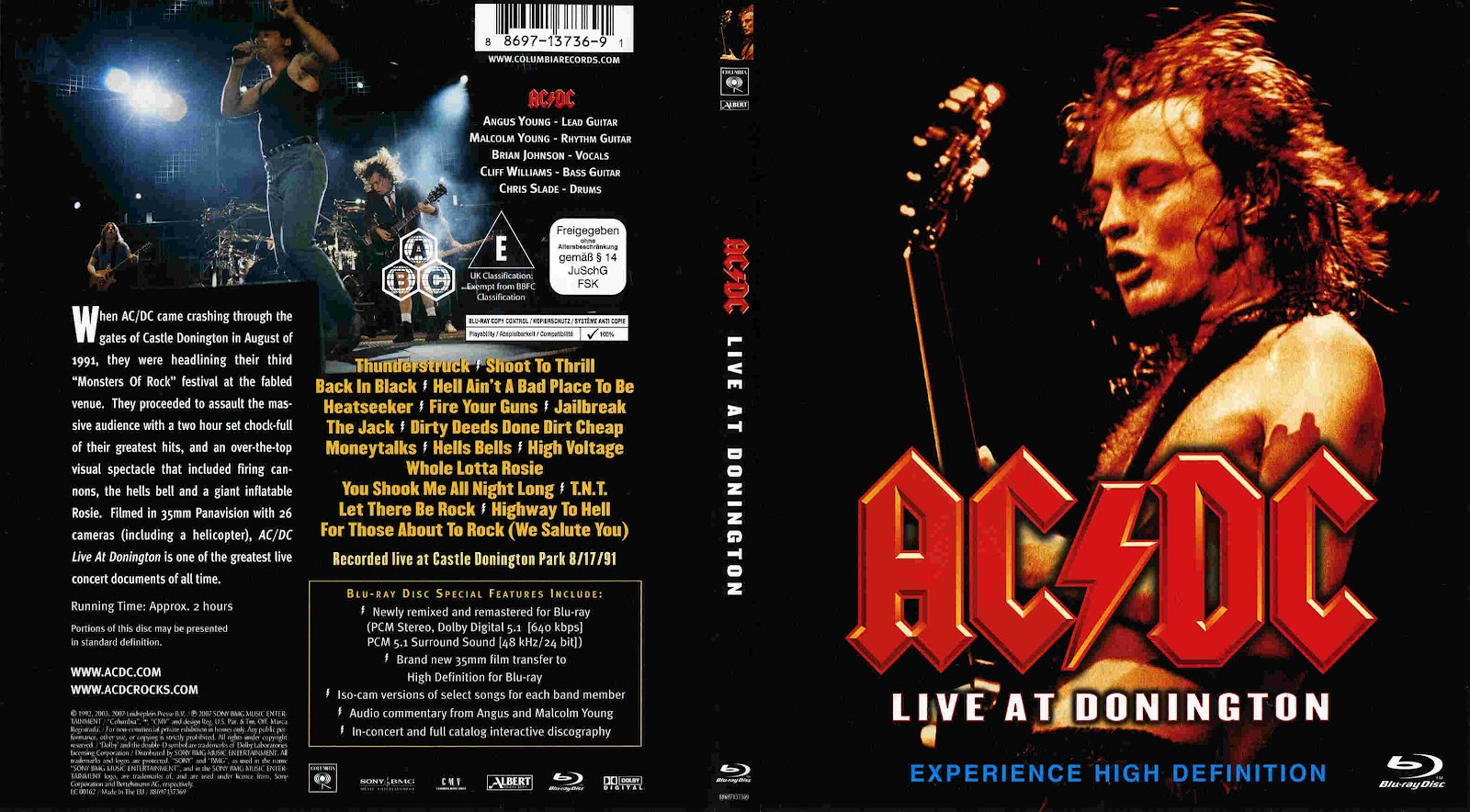 bluray A.C D.C LIVE AT DONINGTON